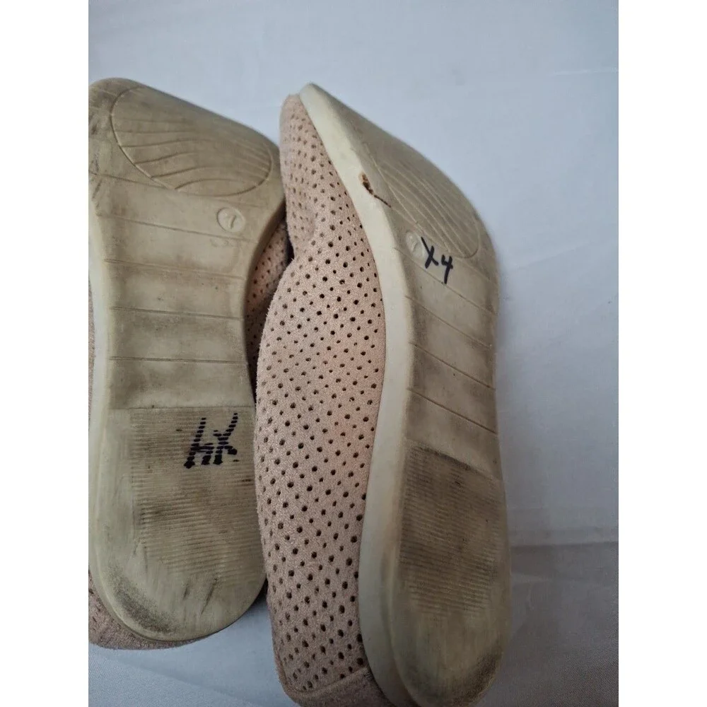 LAUREN BLAKWELL Lila Women's Casual Walking Comfort Ballet Flat Brown Shoes Sz 7
